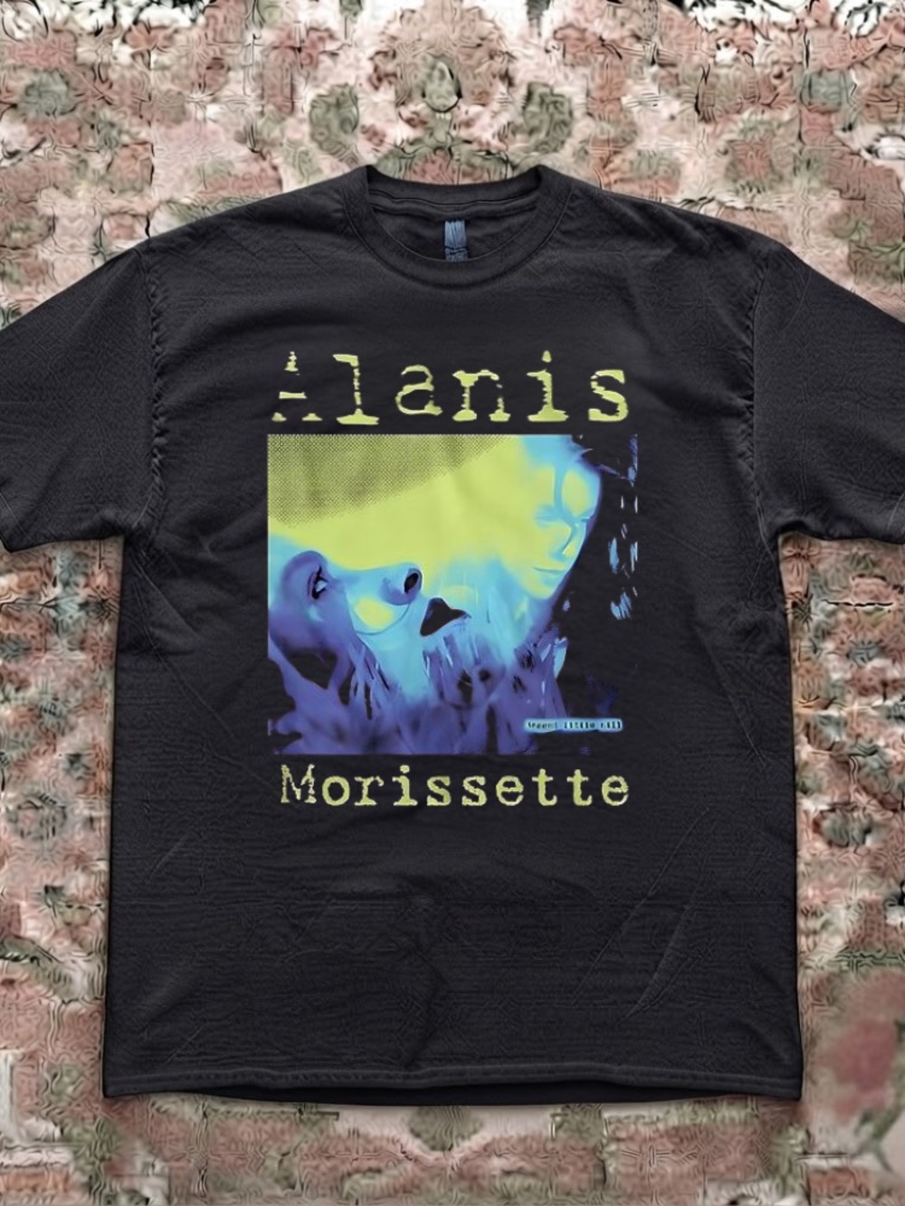 Alanis Morissette Pop Rock Singer 90s Music Vintage Black T-Shirt